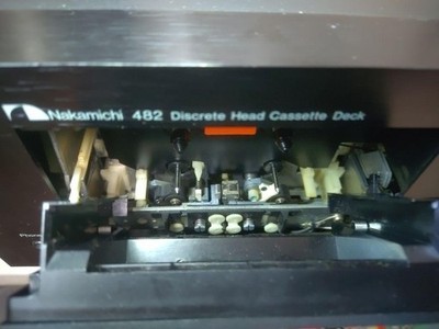 Nakamichi 482 3-Head Discrete Head Cassette Deck Player Black Made