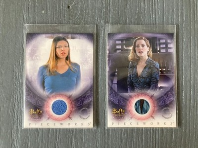 Buffy   Trading Card    Women of Sunnydale  - Pieceworks Card  PW3 + PW4