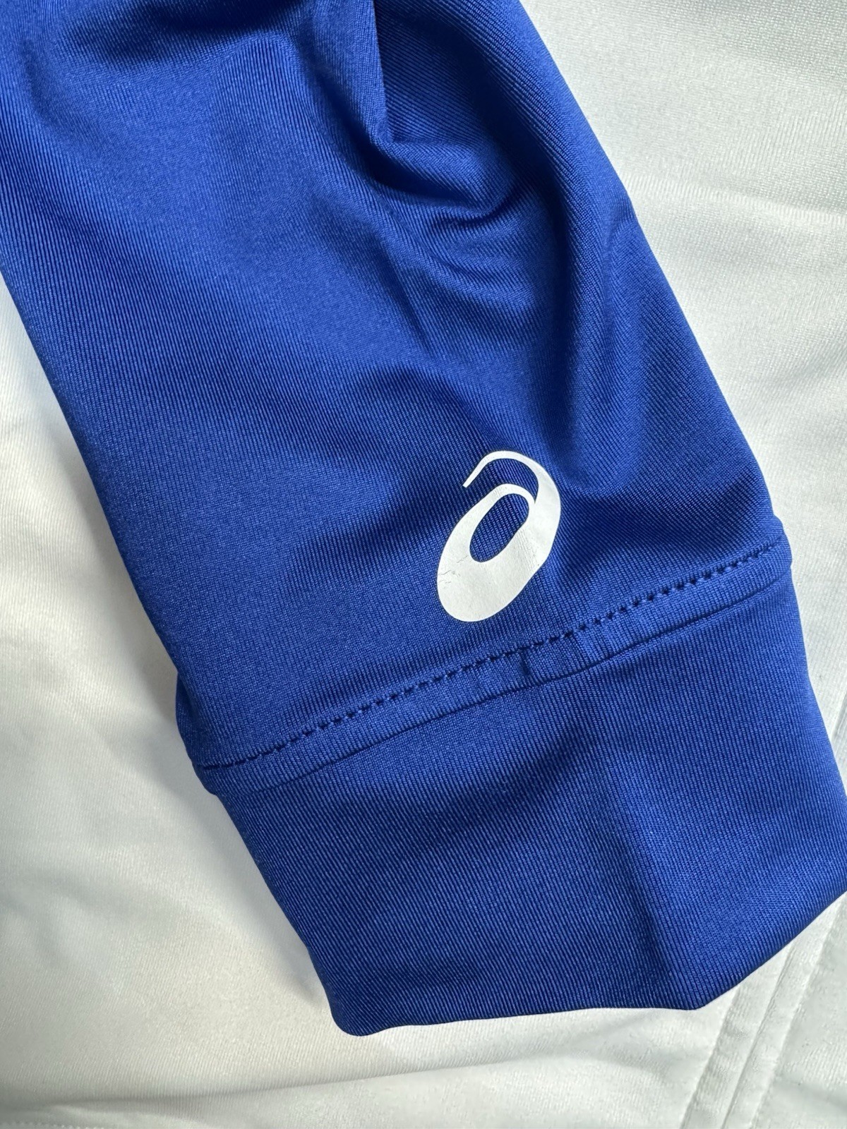 ASICS 302744 Womens LANI Jacket White / Royal Blue Medium NWT A200 Excellent New thumbnail 5