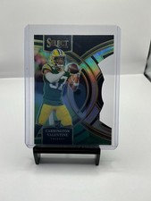 2023 Panini Select - Premier Level Carrington Valentine #118 Black & Green Prizm