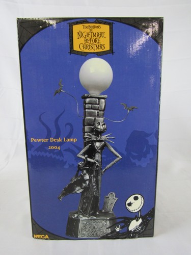 NECA Nightmare Before Christmas Pewter 9" Desk Lamp 2004 NIB LA775 - Picture 3 of 6