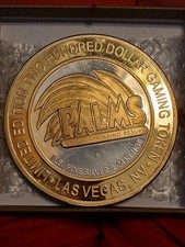 Palms Casino Las Vegas 200 Dollar Silver Token 1 lb 999 Silver Serial 0116 HGE