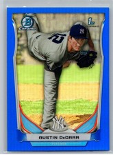 2014 Bowman Draft #CDP60 Austin DeCarr Chrome Blue Refractors