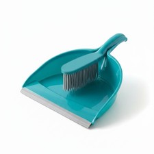 2in1 Kehrset Handfeger mit Gummiborsten Kehrschaufel Kehrgarnitur Handkehrset