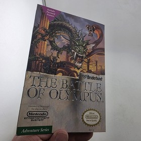 The Battle of Olympus - Case Only - Authentic Art - Rental - Nintendo Nes -