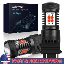 3157 Red Brake Tail Stop Turn Signal Lights Super Bright LED Bulbs Canbus 2/10x