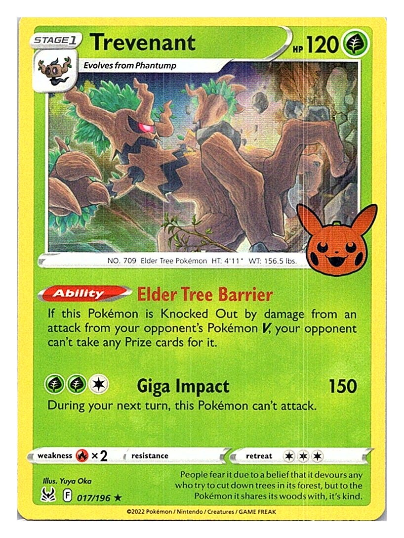 Trevenant Holo Rare 017/196 NM