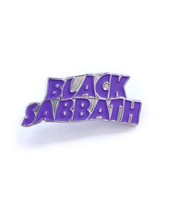 Black Sabbath Anstecknadel Purple Wavy Logo Pin Badge Ansteckpin