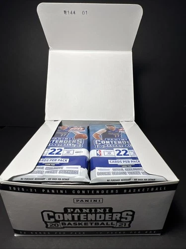 2020/21 Panini Contenders Basketball JUMBO FAT CELLO Box-Edwards RC YR
