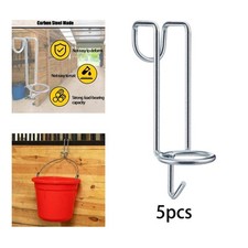 5 Pieces Horse Bucket Hooks Fence Hooks Hang on Stall Walls
