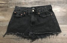 BDG by Urban Outfitters Black Size 29 high-rise Raw Hem Jean Shorts