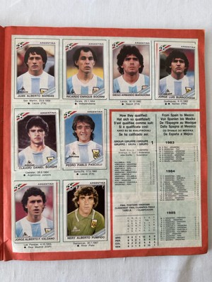 Album Panini Coupe Du Monde 1986 Mexique - Version Vide, Cuir, édition Originale Italienne