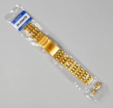 NOS Citizen Men's Gold Tone 18mm Bracelet Band 59-R00058 for Watches 4-R000641 