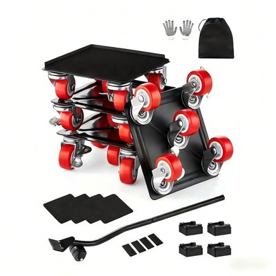 Furniture Dolly,Maximum Load 1200 lbs,Heavy Duty Furniture Movers w/5 360° Rotat