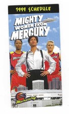 1999 PHOENIX MERCURY POCKET SCHEDULE BY BASHAS' SUPERMARKETS (WNBA)
