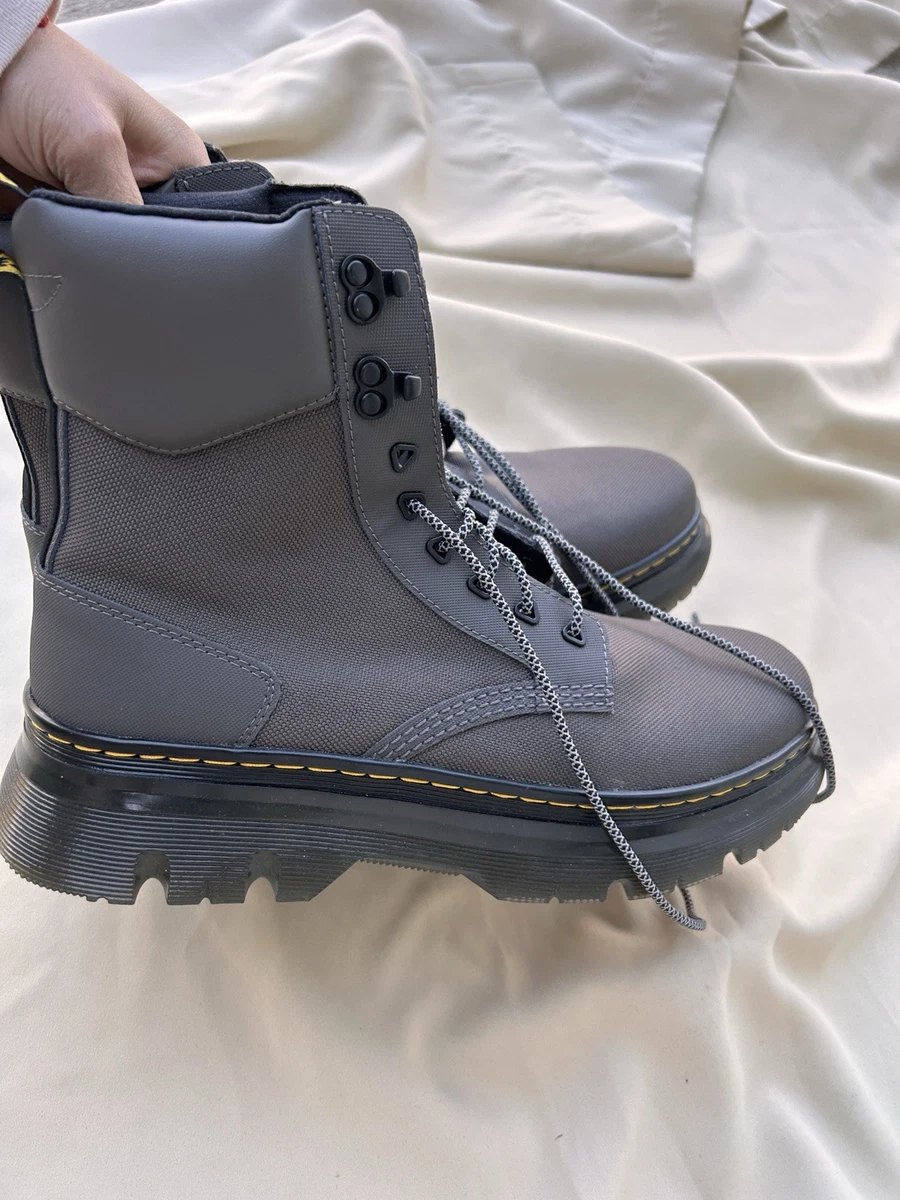 Dr. Martens Gray Solid Boots for Men for Sale | Shop New  display picture 3
