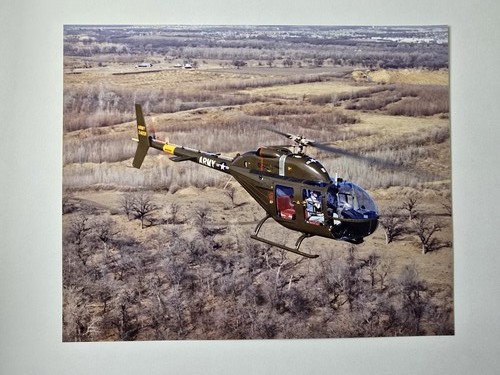 Bell OH-4A Prototype 62-4201 In Flight January 1964 Archive Photo Archive