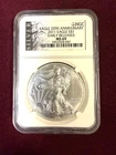 2011 American Silver Eagle NGC MS69 1oz 25th Anniversary Early Releases