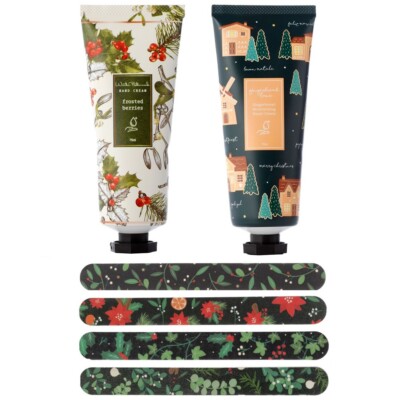 Verschiedene Designs Handcreme 75ml & 2 Nagelfeilen Geschenkset Puckator