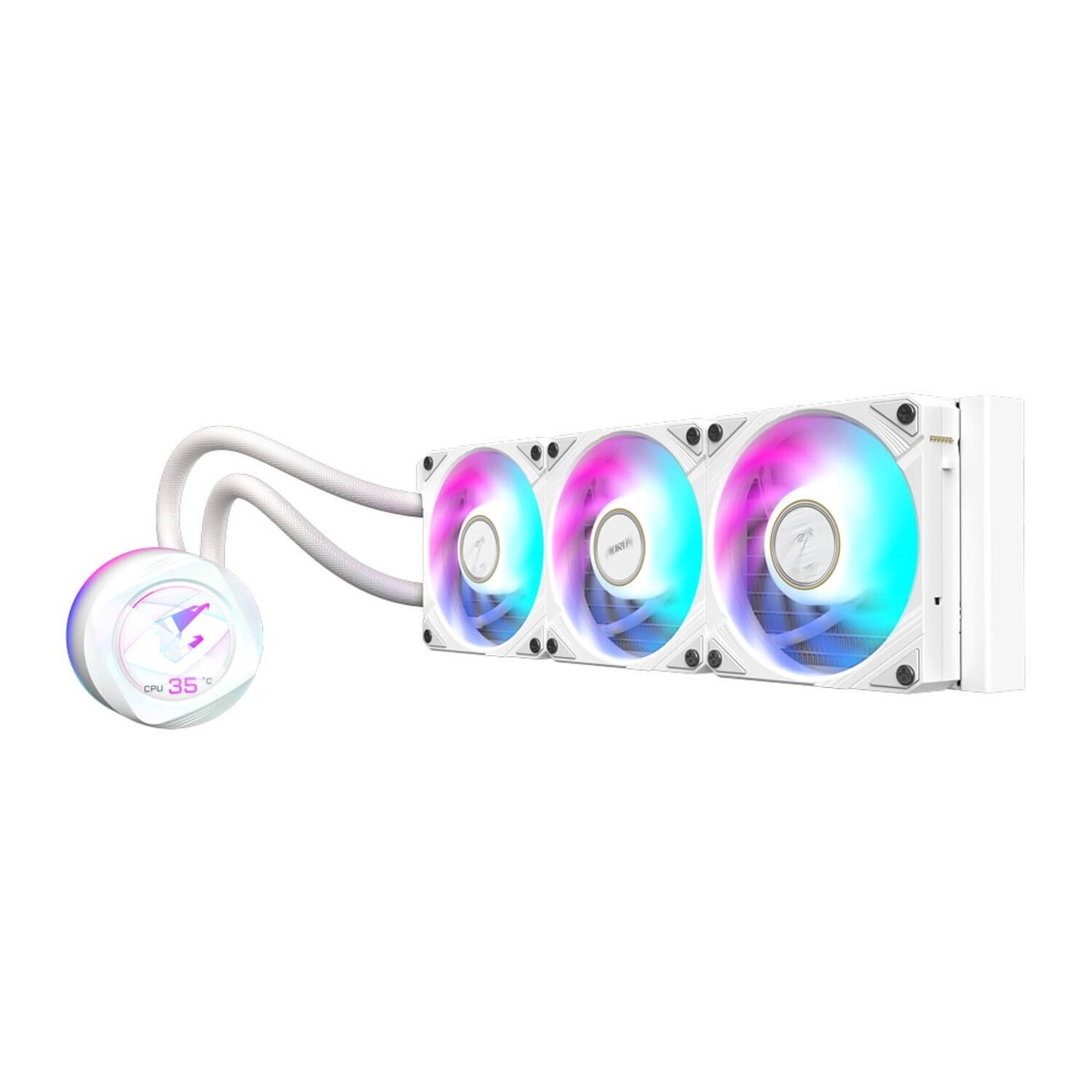 Gigabyte GP-AORUS WATERFORCE X II 360 ICE Liquid Cooler White GP