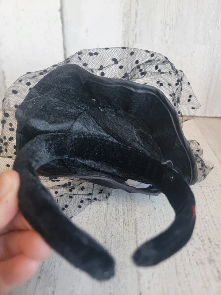 Bruja Parpadeante Diadema Halloween Adulto Diadema Disfraz Pieza Foto 4 de 4