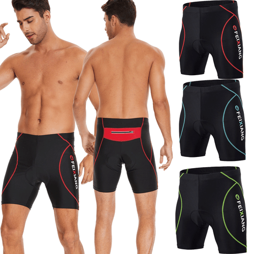 4D Gel Herren Fahrradhose Radunterhose Sitzpolster Pants Kurze Unterwäsche - Bild 3 von 40