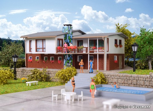 Vollmer 4762 serie N retro: bungalow de campo de dos pisos | Condition: Nuovo