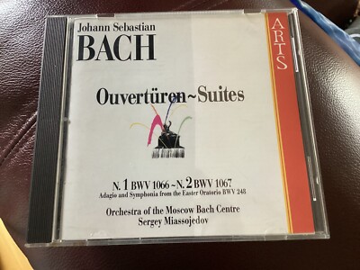 Bach: Suites 1 & 2 et al. Moscow Bach Centre Orchestra, Sergey Miassojedov. 1994