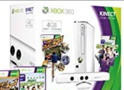 Microsoft Xbox 360 with Kinect Special Edition 4GB White Console