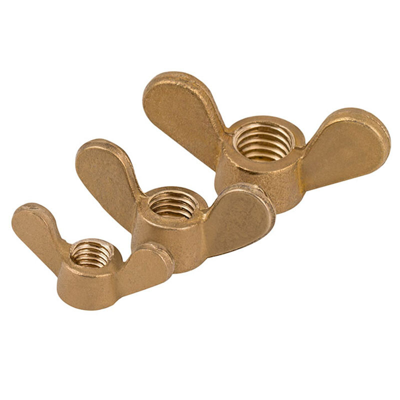 GB62 Copper Wings Butterfly Wing Nuts Claw Locking Hand Screw M3M4M5M6M8M10M12