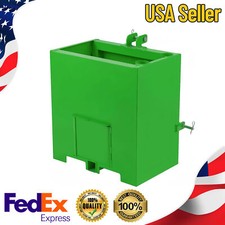 Ballast Box 3 Point Category 1 Tractor 800lbs 5cu.ft Tractor Ballast Box Green