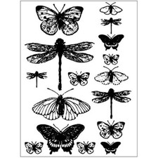 for Butterfly DIY Silicone Clear Stamp Seal Scrapbook Embossing Album