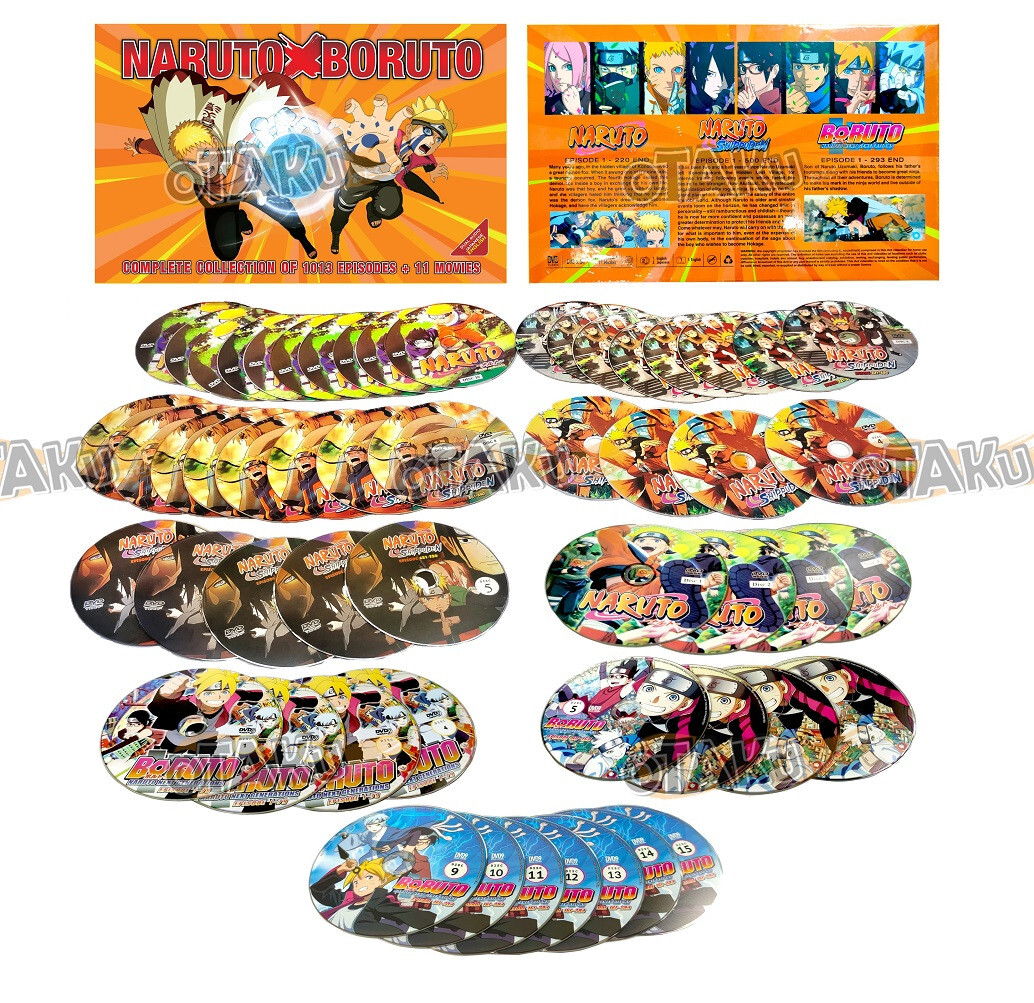 NARUTO / NARUTO SHIPPUDEN + BORUTO - DVD (1-1013 EPS+11 MOVIE) SHIP FROM UK