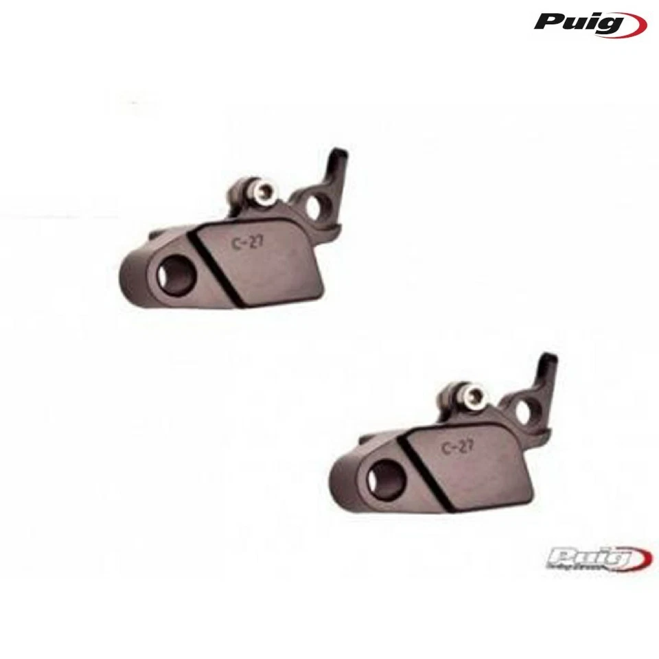 PUIG Adaptateur Levier Frein Avant Noir Yamaha 321 YZF R3 2015-2018 - Photo 1/1