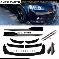 For Pontiac G8 G6 Front Rear Bumper Lip Spoiler Splitter Side Skirt Body Kit