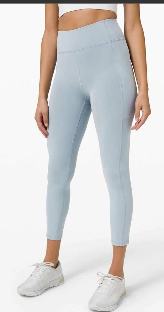 NEW LULULEMON Chambray Blue Gray Invigorate High-Rise Tight Legging 25  $128 10