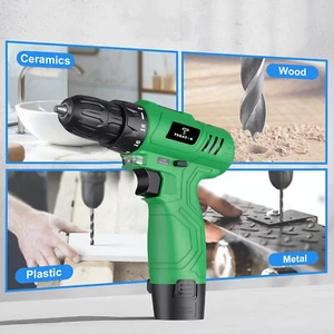 12V LightWeight 18+1 Torque Cordless Electric Drill Set With Battery And Chargji