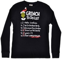 The Grinch Who Stole Christmas Thermal Ls Shirt Dr Seuss Mens on sale The Grinch Who Stole Christmas Thermal Ls Shirt Dr Seuss Mens on sale