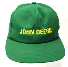 Vintage K-Products USA John Deere Snapback Hat Cap Green Embroidered NEW