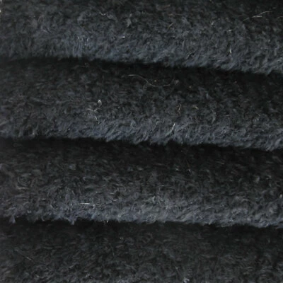 HELMBOLD 1/4 yd VIS1/SCM Black INTERCAL 6mm Med. Dense Curly Matted German Viscose Fabric