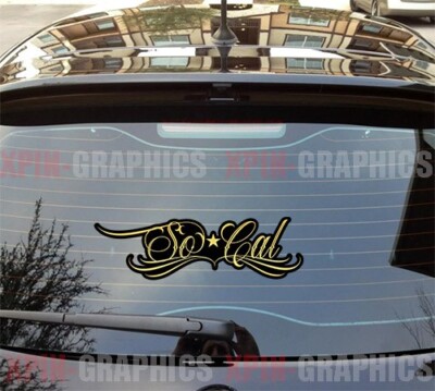 So Cal Southern California JDM Vinyl Decal Sticker SoCal Car Truck SUV Tablet