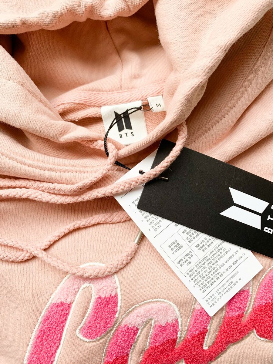 Official House of BTS Pop Up BWL RM Pink Hoodie [Boy With