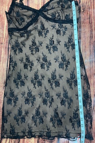 ROMWE Encaje Sobre Vestido Mujer Medio Nuevo Con Etiquetas L29 - Imagen 7 de 8