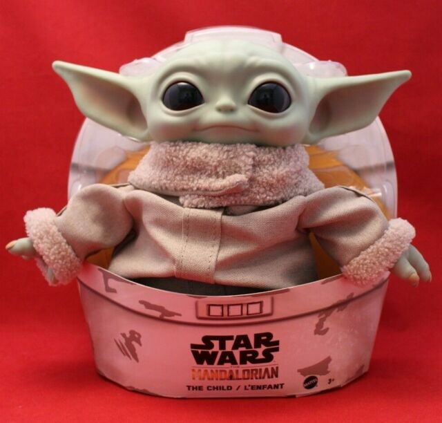 Star Wars Baby Yoda The Child 11 inch Plush Toy Mandalorian Disney Mattel 2020 | eBay