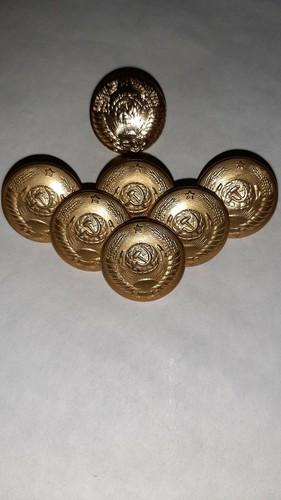 6+1 Rare Soviet General's Buttons. - 第 6/12 張圖片