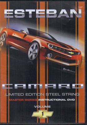 Esteban Camaro Limited Edition Steel String Master Series DVD, Volume 1 NEW