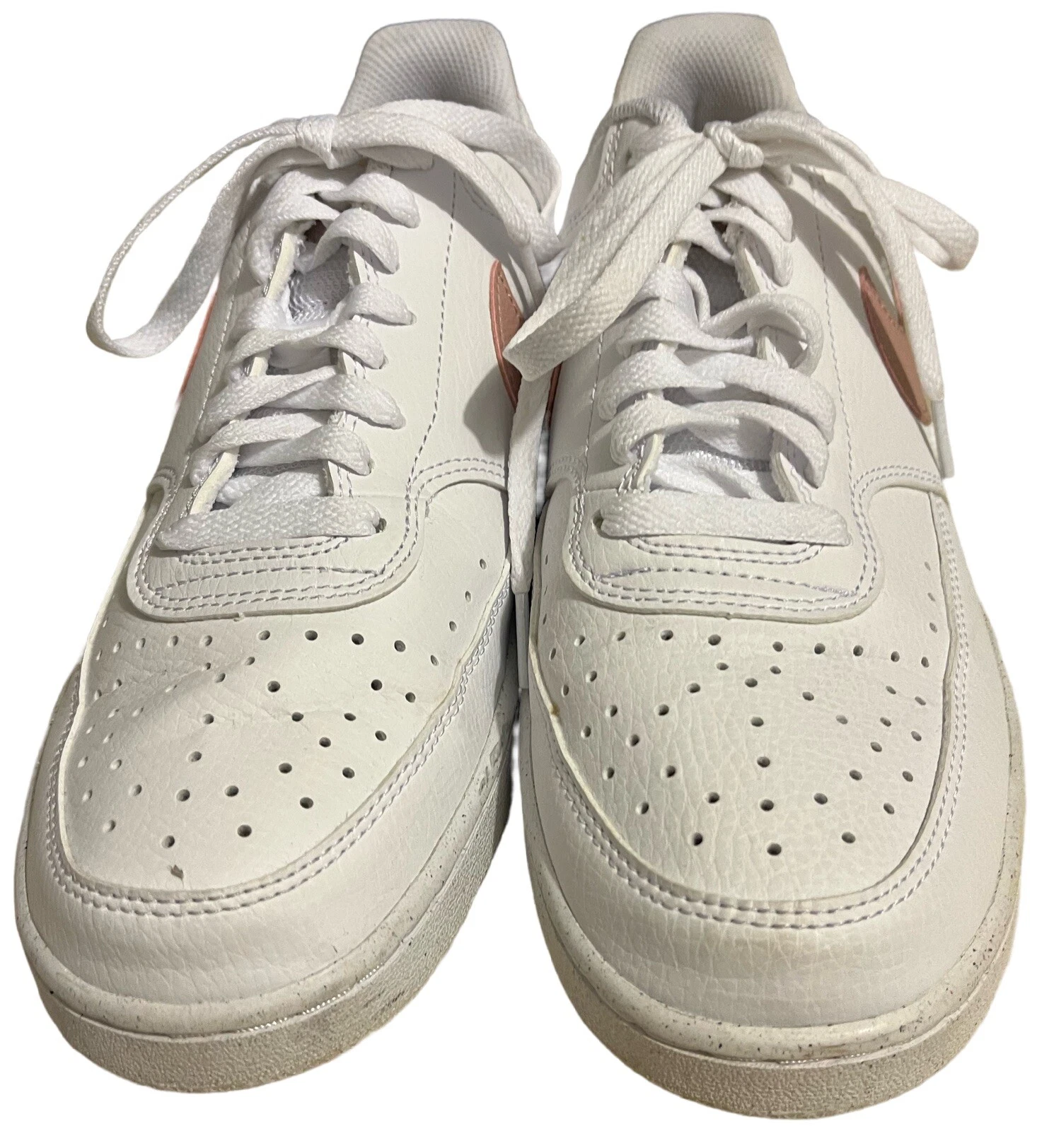 Nike Court Vision Low NN [DH3158 102] donna taglia 10 bianco rosa Oxford (usate)