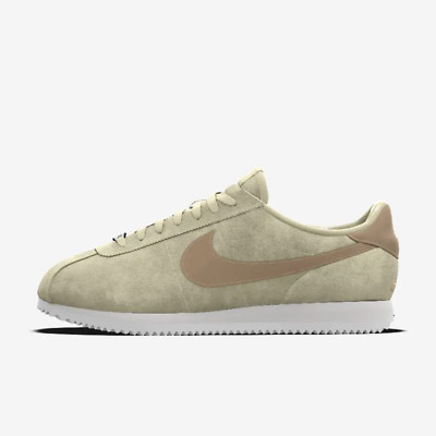 Nike Cortez Custom Tan - Limited Edition, Suede Leather, Leather, Cream