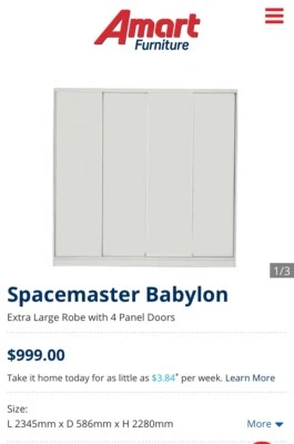 Extra Large Wardrobe Wardrobes Gumtree Australia Gosford Area