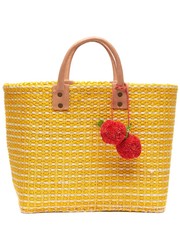 Mar Y Sol Hadley Small Sisal Tote Women's Yellow